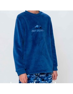 Pijama de niño en coralina de Don Algodón modelo Camuflaje 2