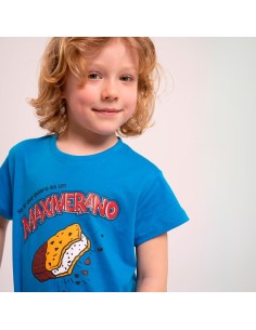 pijama de verano en manga corta de algodón para niño modelo maxibón 2