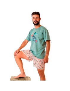 pijama de hombre para verano mundo marino de dormen