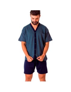 pijama de hombre abierto para verano dormen modelo Paolo