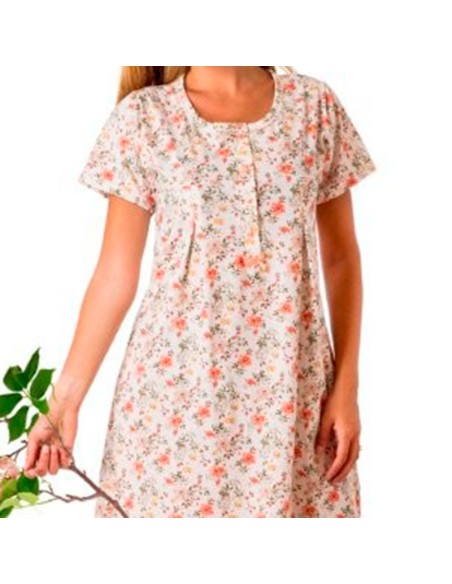 camisón en manga corta para mujer modelo preciosa de leniss