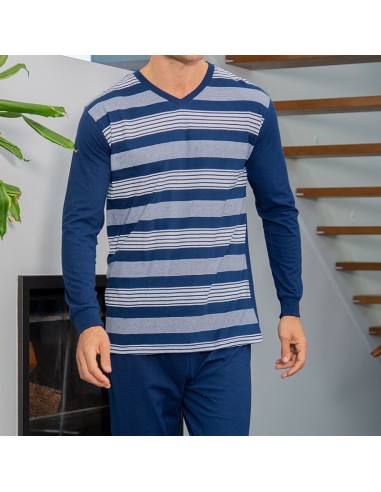 pijama de entre tiempo pata hombre de muslher modelo Pablo