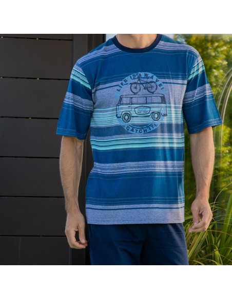 pijama de manga corta para hombre modelo Jairo de muslher