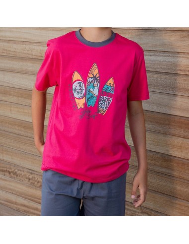pijama de verano para niño modelo surf de muslher