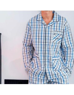pijama de hombre en tela de algodón de don  algodón modelo Diego 2