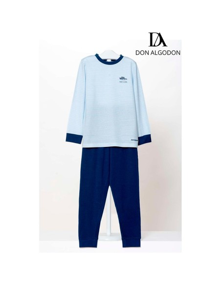 pijama de niño fino para entre tiempo de don algodón modelo Javier
