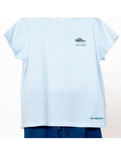 pijama de verano para niño de don algodón modelo sal marina 2