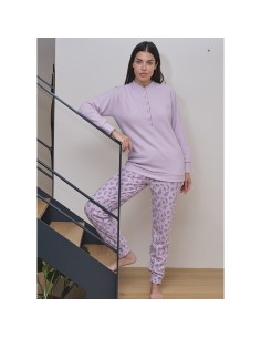 pijama de mujer en suave punto milano de muslher modelo Betty