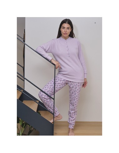 pijama de mujer en suave punto milano de muslher modelo Betty