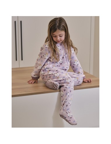 pijama manta de niña suave y calentito modelo conejita feliz de muslher