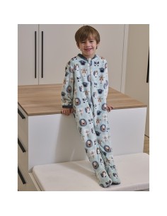 pijama manta unisex en coralina suave modelo animal de muslher