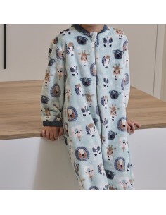 pijama manta unisex en coralina suave modelo animal de muslher 2