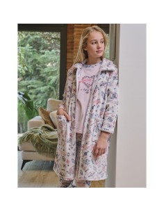 bata para niña con cremallera modelo hondarribia de muslher