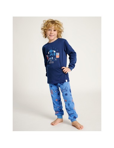pijama de niño en algodón de invierno modelo gamer de muydemi