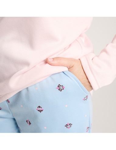 pijama con bolsillos en el pantalón modelo jardín de ensueño de muydemi