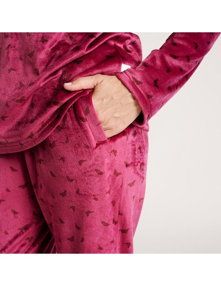 pijama de mujer con bolsillos en el pantalón modelo intuición de muydemi