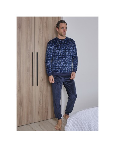 pijama de hombre para invierno en spandex modelo camuflaje de muslher