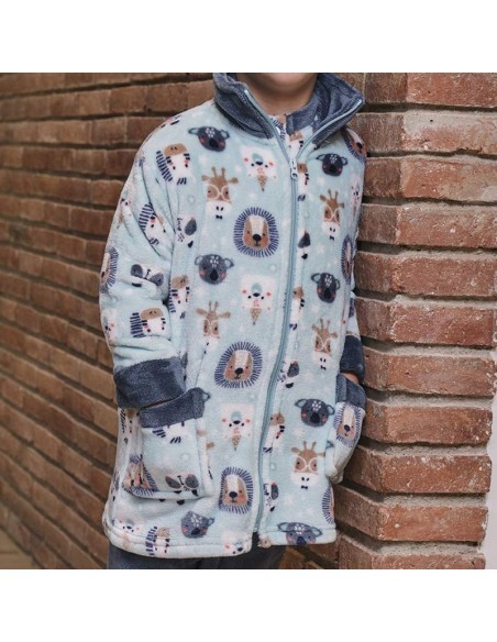 bata infantil para niño modelo selva de muslher