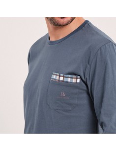 pijama de hombre para invierno en algodón modelo Berlanga de Don Algodón 2