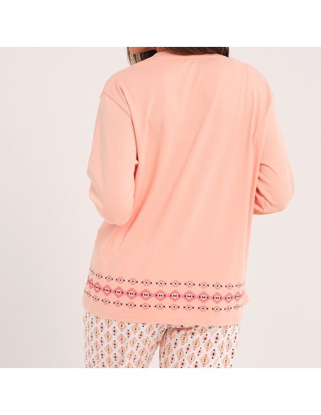 pijama de Don Algodón de mujer para invierno modelo sabana