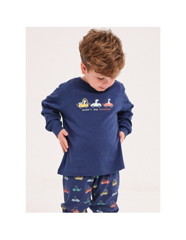 pijama infantil `para niño Don Algodón modelo coches en algodón