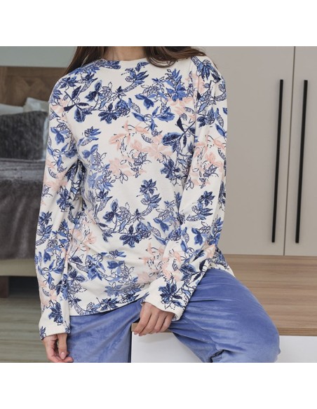 pijama de mujer para invierno muslher modelo Gloria