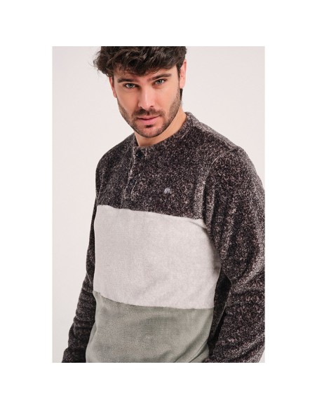 pijama de invierno para hombre de don algodón modelo Toledo