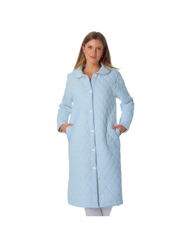 bata de mujer para invierno acolchada modelo luna de leniss