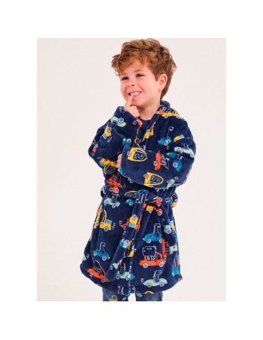 bata infantil para niño modelo cochecitos de don algodón