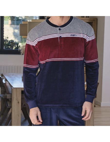 pijama de invierno para hombre de muslher modelo perales