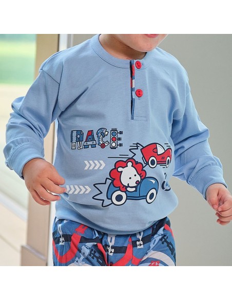 muslher pijama infantil para entre tiempo en algodón modelo cars