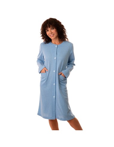 findel bata de mujer fina abotonada modelo Roxana