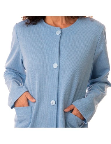 bata de mujer para entre tiempo abotonada modelo Roxana de findel