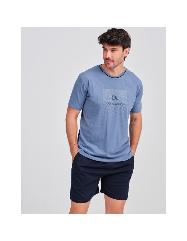 Pijama de hombre para verano modelo Javier de don algodón