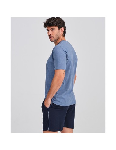 pijama de hombre de don algodón modelo Javier parte trasera