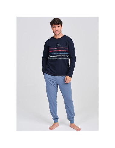 pijama de hombre para entre tiempo don algodón modelo Nápoles