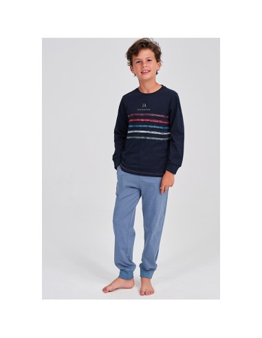 pijama de entre tiempo para niño modelo Turín de don algodón