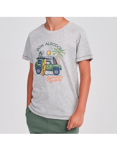 pijama de manga corta para niño de don algodón modelo aloha