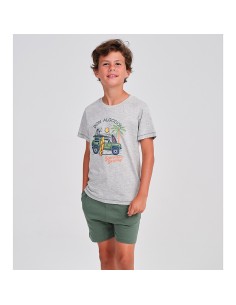 pijama don algodón para niño de verano modelo aloha