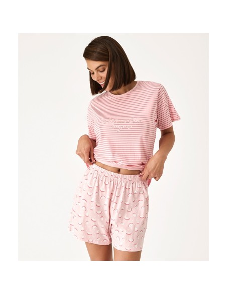 pijama de verano de mujer en algodón de promise modelo belladona