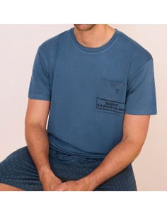 pijama en algodón de hombre para verano modelo Alberto de promise 2