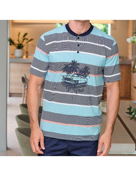pijama de muslher para hombre de verano modelo oasis