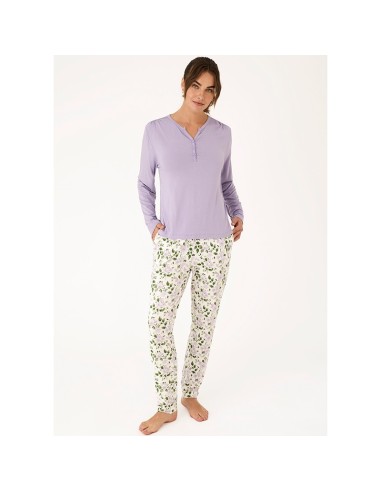 pijama de mujer fino en algodón de promise modelo primavera