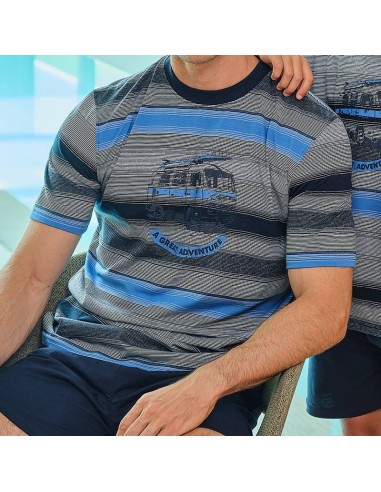 pijama de hombre para verano en algodón modelo zeus de muslher