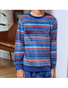pijama de niño para invierno en spandex modelo burgundi de muslher 2