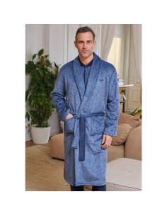muslher bata de hombre para invierno con pelo interior modelo Paco