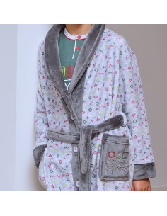 muslher bata para niño de invierno abotonada modelo videojuego 2
