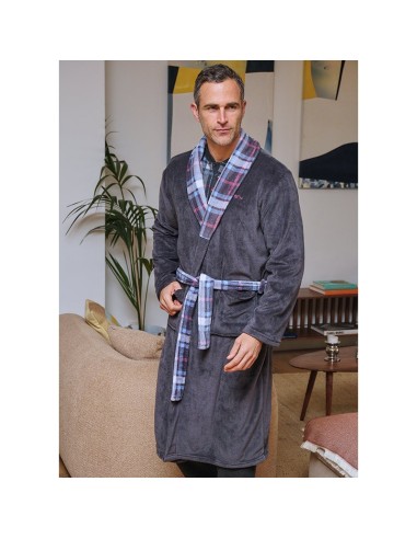 muslher bata de hombre larga para invierno modelo Eneko