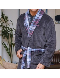 muslher bata de hombre larga para invierno modelo Eneko 2