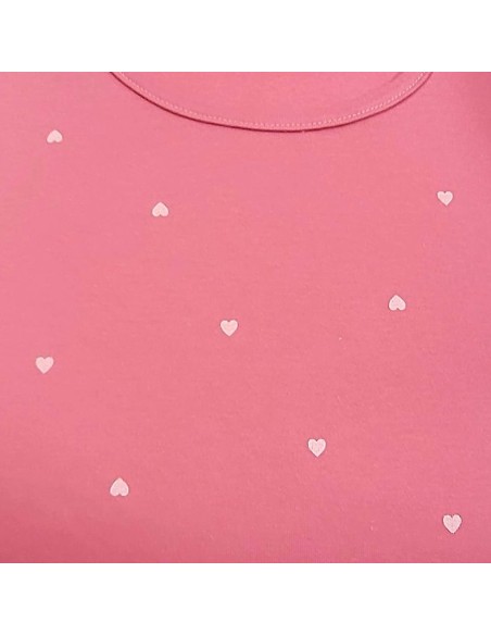 dibujo pijama de mujer corazones de muslher